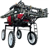 Can a trailer boom sprayer be used for aerial application simulation on the g...